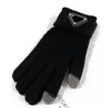 Mitaines à cinq doigts en laine de mouton pour hommes, cadeau du bout des doigts, imperméables, plus velours, gants thermiques de moto pour fitness