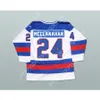 Custom Rob McClanahan 1980 Miracle on Ice Team USA 24 Jersey Nowy top zszyte S-6xl