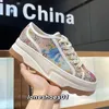 Tennis Treck 1977 Buty Designer Buty High Top Sneakers Beige Brown Men Luksusowe projektanci Sneaker Fashion Canvas Tennis But Tkanina 5 cm grube podeszwy buty 1