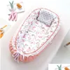 Baby Cribs Travel Portable Nest Playpen Bed Cradle Born Crib Fence For Kids Bassinet 230705 Drop Delivery Maternity Nursery Bedding Dhnr0