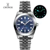 Orologi da polso Cronos BB39 PT5000 SW200 Orologi da uomo meccanici Orologi automatici con lancette con fiocco di neve in zaffiro 5 maglie 20Bar Impermeabile BGW-9 Lum