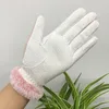 Guantes deportivos TTYGJ A prueba de frío Otoño e invierno para mujer Protector de muñeca cálido Antideslizante Polar Golf Manos izquierda derecha 1 par l231204