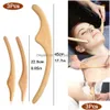 Voltar Massager Masr Drenagem Linfática De Madeira Gua Sha Raspador Corpo Acupressão Fisioterapia Ferramenta Anti Celite Aliviar Músculo Fati Dhfwe