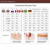 Wedding Rings Sparkling Silver Color Cubic Zirconia Set for Women Elegant Couples Engagement Ring Banquet Party Jewelry 231205