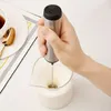 1pc Stainless Steel Charging Milk Frother, Electric Cream Frother, Fast Household Milk Frother, Handheld Blender, Automatic Milk Frother
