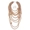 FY Europe and the United States fashion exaggeration multi-layer pearl necklace long sweater chain jewelry Y200730234H