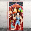 Andra evenemangsfest levererar 1 datorer karneval cirkus dekoration po dörr banner bakgrund rekvisita 231205