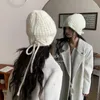 Berretti firmati cappelli impilabili lavorati a maglia con coulisse per donna Autunno e inverno Casual Versatile misto lana Berretti pullover carini