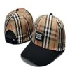 B Hat Baseball Cap Classic Knight Stripe Baseball Chapéu de beisebol ao ar livre Hat de lazer