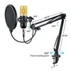 Microfones BM800 V8 Sound Card Set Professional Audio Condenser Mic Studio Singing Microphone For Karaoke Podcast Inspelning Live Streaming 231204