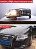 Faro delantero de coche para AUDI A6L 2005-2011, faro delantero LED DRL, faros de señal de giro, faro de xenón de doble lente