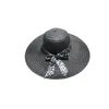 Wide Brim Hats Summer Women Simple Foldable Floppy Disk Girl Straw Hat Sun Beach UV Travel Lady Fashion Acessories