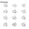 Fnixtar 10 8 13 4mm Acciaio inossidabile Dodici Zodiaco Charms in metallo Costellazione fai-da-te per le donne Creazione di gioielli Mini Charms 12 pezzi lotto271Y