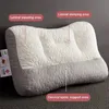 Kudde latex för sovrum hushåll mjukt minne studsar tillbaka hög massage granule skydd cervikal 231205