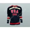 Custom 1980 Miracle on Ice USA Mike Eruzione Hockey Jersey New Top Sched S-M-L-XL-XXL-3XL-4XL-5XL-6XL