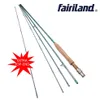 Fairiland Fly Fishing Rod 9FT 2 7M 4 Section with extra top end tip section Fishing pole 3 4# Fly Fishing Carbon Rod Saltwater Fre2453