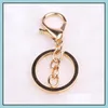 Key Rings Wedding Gifts 3D Car Keyring Sier Plated Cool Chain Ring Drop Delivery Jewelry Dhqwq