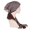 Lenços moda mulheres africanas torção trança floral lenço headwear muçulmano hijab cachecol envolve xale estilo étnico bandana