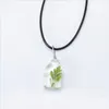 Pendant Necklaces Vintage Wishing Fashion Mini Glass Sea Grasses Long Pendants For Unisex Women Men Jewelry Drop Delivery Dhuyr