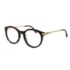 montature per occhiali da sole ottici moda per donna e uomo 0368 stile rotondo semplice nel design può fare occhiali prescriton occhiali retrò occhiali kaki lenti trasparenti con logo