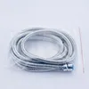 Stainless Steel 3M Flexible Shower Hose Bathroom Water Hose Replace Pipe Chrome Brushed Nickel283g