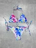 Kvinnors bikinis set g sexig klar rem baddräkt stjärnor form badkläder damer baddräkt mode strandkläder sommar kvinnor designer biquini g184