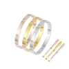 Top Qualité 3 Couleurs Femmes Designer Bracelets Avec Tournevis 16 19 21 CM Amour En Acier Inoxydable Or Pated Style De Luxe Couple Brace323O