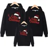 Family Matching Outfits Winter Christmas Cotton Sweatshirts Sweaters Xmas Pajamas Mommy and Me Clothes Father Mother Kids Baby 231204