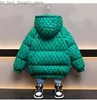 Down Coat Boys Cotton-Padded Jacket Winter New Kids Fashion Printed Hooded Thicked Cotton Coat 3-12y Children's Clothing Trend Q231205