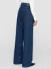 Kadınlar için Kadınlar Yüksek Yüksek Rise Geniş Geniş Sonbahar Kış Giysileri 2023 Pamuk Moda Denim Uzun Pantolon Kadın Vintage Pantolon Sokak Giyim