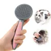 Pakeway Cat Dog Grooming Kitten Slicker Brush Pet Self Cleaning Shedding Brush Massage Combs for Cats and Dogs238b