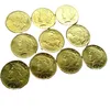 10pcs USA Coins Pigeon Coins for Peace1921-1935 جعلت الذهب الصغير 23 مم عملة ديكور المنزل مجموعة كاملة مجموعة 213H