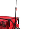 Camp Kitchen Camping Utility Wagon with Tailgate Extension Handle Red Gear Tools Multi Tool Outdoor 231204