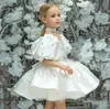 Girl's Dresses Kids Clothing Baby Girl Dress Princess Solid Color Fairy Sweet Cute A-line Formal Puffy Dress Sqaure Collar Performance Costume T231205