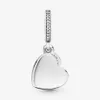 100% 925 Sterling Silver Forever Friends Cuore Ciondola Pendenti E Ciondoli Misura Originale Europeo Braccialetto di Fascino Gioelleria Raffinata E Alla Moda Accessories267j