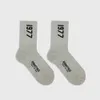 Yojh Men's Socks Socks Hosiery Fog 1977 Net Red Sports Ins Letter Tube Street Basketball Couple Socks Men and Women