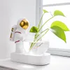 Nordic Astronaut Hydrocultuur Groene Plant Vaas Diver Bloempot Tuin Koffie Winkel Tafel Mode Persoonlijkheid Woondecoratie Gift 10217Q