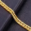 18k echt vergulde gouden kleur armband maat 8mm 20cm grote dikke ketting armband voor mannen sieraden Whole179O