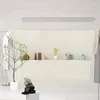 Tamaño personalizable Decoración del hogar Panel de pared de papel de órgano plegable blanco Pantallas retráctiles extraíbles Divisores de ambiente para suministros de mercado de oficina interior