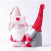 Fête Favoris Saint Valentin Gnome Enveloppe Amour Gnomes sans visage Cadeaux Poupée Fenêtre Props Décoration Drop Livraison Maison Jardin Festif Dh5Kd