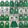 TRANSTANTE 1962-63 Bill Basketball 6 Russell Jersey Classic 34 Paul Pierce 5 Kevin Garnett Ray Allen Rajon Rondo Larry Bird Green White Sports traspiranti camicie sportive traspirabili