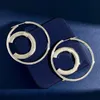 Gold Hoop Earrings Designers Jewelry 5cm Stud Earrings C Earring With Box309y