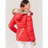 Femmes Down Parkas Designer Down Vestes Blanc Canada Canard Coupe-vent Femmes Parkas Veste Collier Hiver Puffer Véritable Manteau De Fourrure De Loup Arctic Hood Trim Theface Hclg