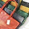 5A مصمم حقيبة حقيبة كبيرة من القماش تيلز امرأة جلدية حقيبة يد GM MM حقيبة تسوق 20 ألوان Crossbody Beach Pres