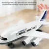 Aircraft Modle Kids Universal Airbus Toys Pull Back Children Plane Dolls Kids Plastic Random Aircraft Model Educational Airliner Puzzle Gifts 231204