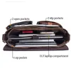 Briefcases CONTACT'S Men's Briefcase Genuine Leather Business Handbag Laptop Casual Large Shoulder Bag Vintage Messenger Bags Luxury Bolsas 231205