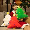 Pillow Christmas Tree Shaped Plush Toys Decoration Throw Childrens Doll Sofa Cushion Bed 231205