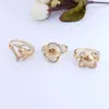 Alyans toptan 10pcs çok vintage altın renk karışımı kalp çiçek geometrik alaşım parmak için kadın parti hediyesi 231205