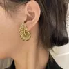 Boucles d'oreilles à clous pour femmes, Design multi-cercles, Style industriel, haute qualité, bijoux de fête, à la mode et personnalisés, 2023