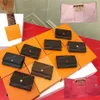 Whole Key Purse For Men Top Quality Multi Color Genuine Leather Short Wallet Lady Six Key Holder Women Men Classic Zipper Pock185Z